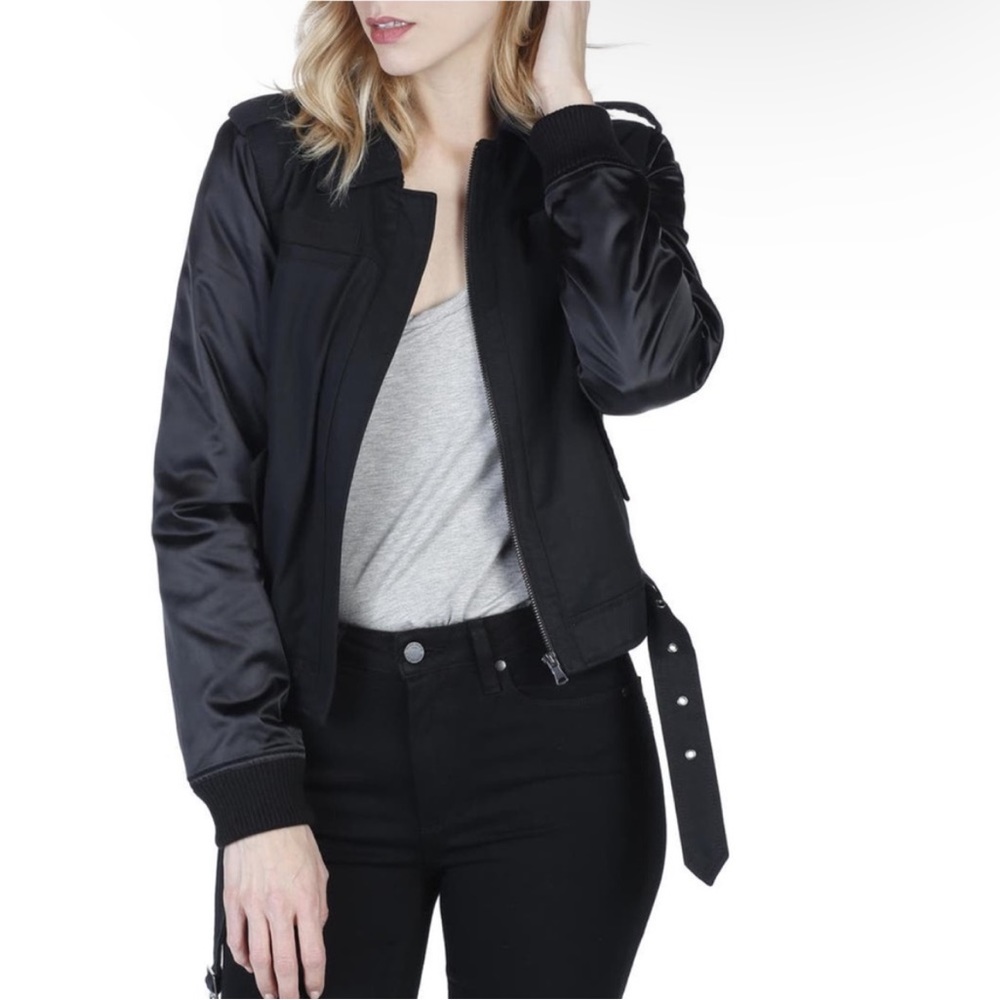 Paige Sheryl Bomber Jacket Black Size XS